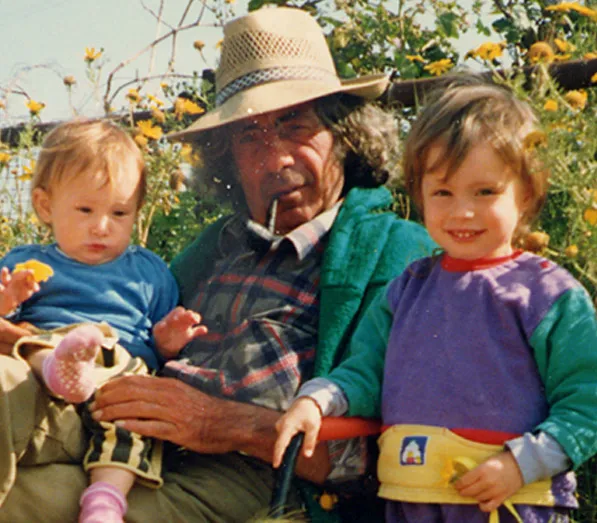 Pino con i suoi nipotini